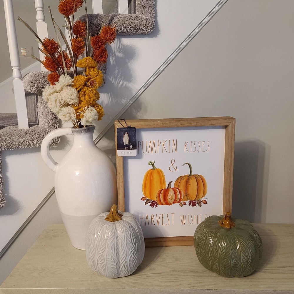 Rae Dunn Pumpkin Sign